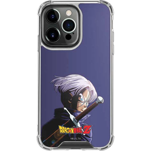 Dragon Ball Z Trunks Portrait iPhone 15 Pro Clear Case